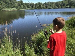 Fishing in Harriman State Park