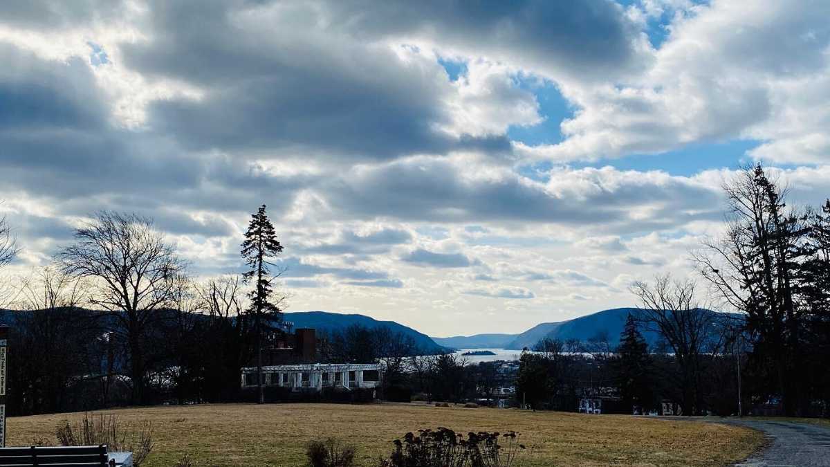 Downing Park Newburgh NY view of the Hudson Valley