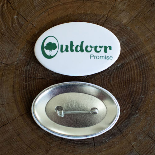 Oval Outdoor Promise Buttons
