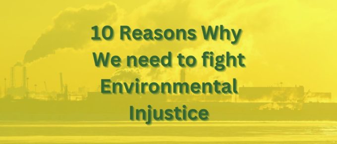 10 Reasons Why We need to fight Environmental Injustice