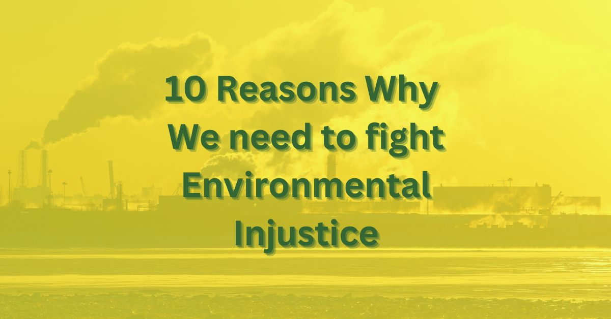 10 Reasons Why We need to fight Environmental Injustice