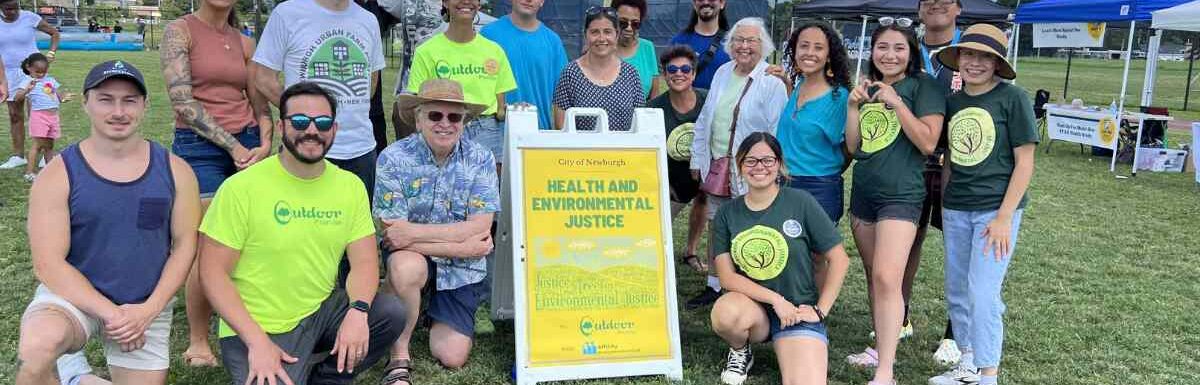A group of leaders from Newburgh Health and Environmental Justice organizations