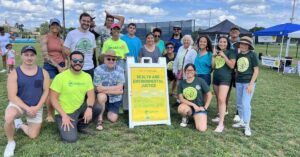 A group of leaders from Newburgh Health and Environmental Justice organizations