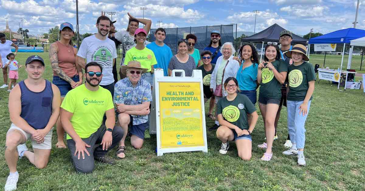 A group of leaders from Newburgh Health and Environmental Justice organizations