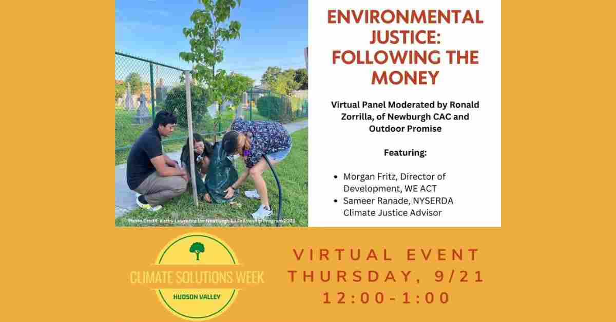 Join Outdoor Promise's Executive Director and esteemed panelists from WE ACT and NYSERDA for a deep dive into environmental justice funding and policies.