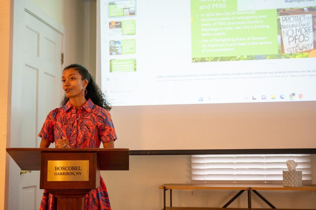 Kathryn McKenzie presenting at Boscobel House and Gardens